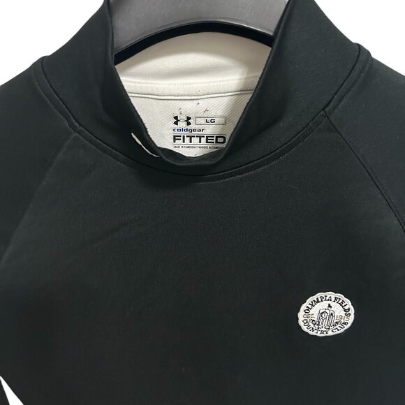 Under Armour Fitted Compression Turtleneck Pullover Size Large Olympia Fields - Picture 4 of 5